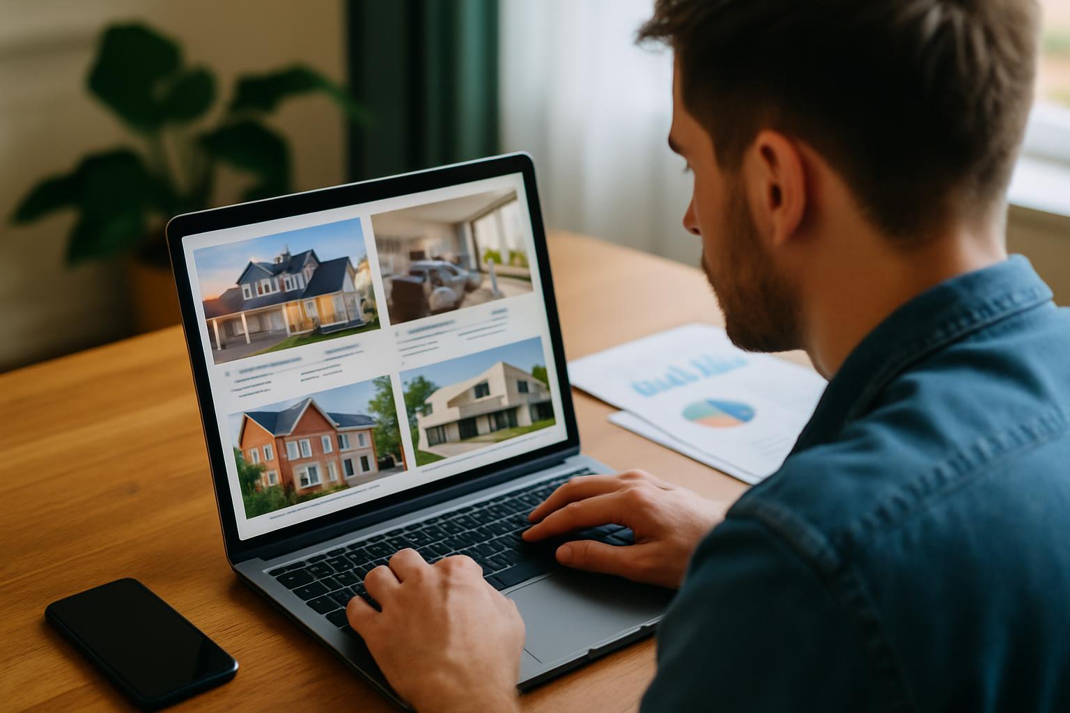 Illustration de l'intelligence artificielle optimisant la recherche et les recommandations personnalisées sur plateformes immobilières