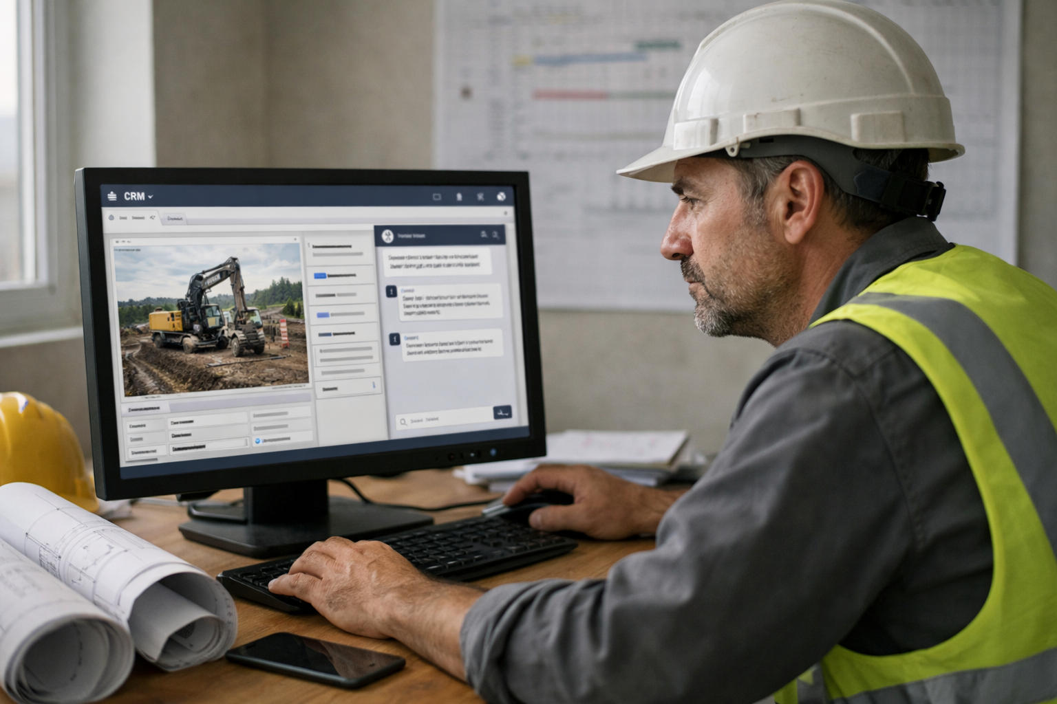 Intégration de l'intelligence artificielle dans un logiciel CRM pour le secteur BTP